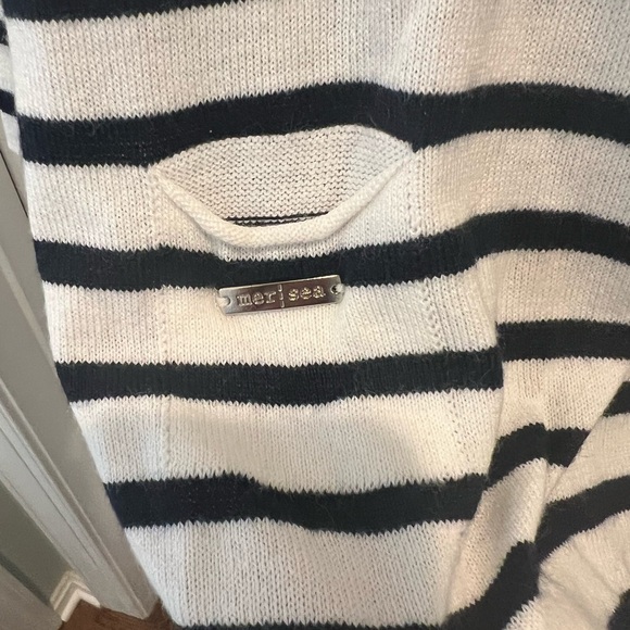 Mersea navy and white striped sweater - Picture 2 of 3